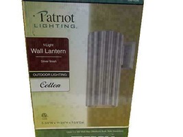 Patriot Lighting Silver Finish Wall Sconce Cotton Lantern 356-4096 - $98.00