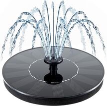 1.4W Solar Powered Water Fountain for Gardens - 6 Adjustable Nozzles Inc... - $39.55