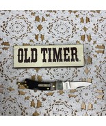 Schrade 1OT Old Timer Small Lockback pocket Knife with key ring belt cha... - €8,49 EUR