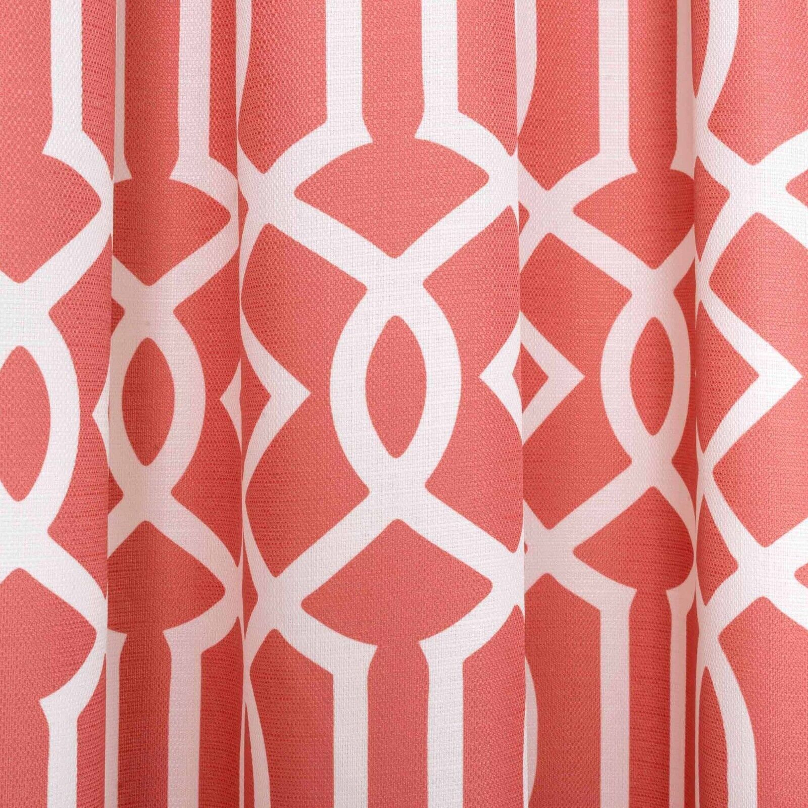 Better Homes and Gardens Ironwork Window Single Curtain Coral Panel 52'' x 95'' - £11.79 GBP