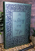 The Story Of My Life Rococo Gothic Scroll Art Embossed Blank Page Journa... - $19.99
