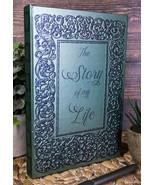 The Story Of My Life Rococo Gothic Scroll Art Embossed Blank Page Journa... - £15.79 GBP