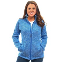 Womens Trail Crest Speckled Zip Up Fleece Jacket - £14.06 GBP