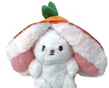 Reversible Flip Bunny Rabbit Plush Carrot w Zipper Easter Basket Gift NWOT - £11.72 GBP