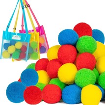 Fozi Cozi,52Pcs Water Balls Toys With Mesh Beach Bag For Kids Ages 4-8 8... - £41.76 GBP