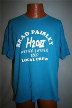 Brad Paisley H2O Ii Wetter &amp; Wilder Concert Tour Crew Only T-SHIRT Xl Country - £10.07 GBP