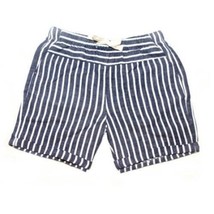Faded Glory Girls Pull On Shorts Blue Sapphire Stripe Size X-LARGE 14-16... - $8.98