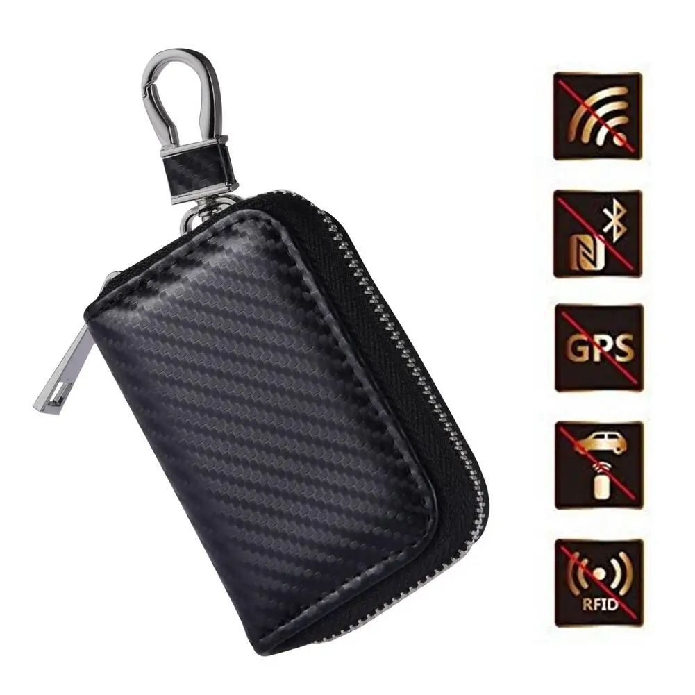 Sporting RFID Shielded Signal Zipper Bag Faraday Car Key Case Signal Shielding B - £26.44 GBP