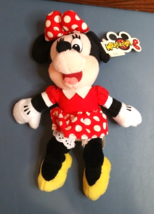 Minnie Mouse Mouseketoys Bean Bag Plush Stuffed Disney Land World Toy - $9.90
