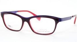 You&#39;s Amsterdam 1057 21 Burgundy /Violet/ Red Rare Eyeglasses 50-14-135 (Notes) - £59.51 GBP