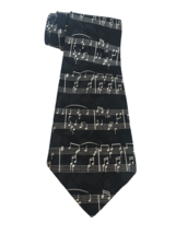 Top Knot Designs Mens Tie Music Notes Musician Teacher Fathers Day Gift Idea Dad - £12.04 GBP