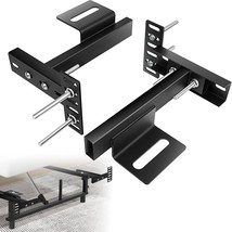 Headboard Brackets For Metal Bed Frame Adjustable Base, Black, Set Of 2 - $75.93