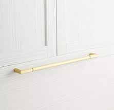 New 24&quot; Satin Brass Lunata Solid Brass Appliance Pull by Signature Hardware - £90.45 GBP