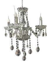 Royal Designs CH-1001CC-4 Modern Crystal Chandelier Ceiling Light Fixture, Chrom - $167.26+