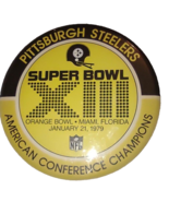 Vintage Pittsburgh Steelers Super Bowl XIII World Champions Orange Bowl ... - $296.39 MXN