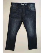 Wrangler Retro Jeans 38x32 Mens Blue Slim Fit Boot Cut Denim Dark Wash C... - $518.35 MXN
