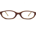 Vintage La Eyeworks Brille Rahmen MATILDA 757 Brown Weinrot Rot 47-20-120 - £51.71 GBP