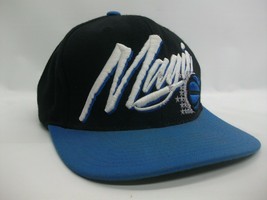 Orlando Magic NBA Hat Mitchell Ness Black Blue Wool Snapback Baseball Cap - £15.97 GBP