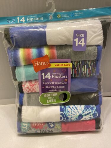 Hanes Girls Hipsters 14-Pack