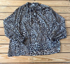 ronny kobo NWOT women’s Cheetah print blouse size XS brown L2 - £70.94 GBP