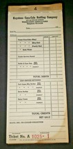 VTG Tall 1940 Keystone Coca Cola Salesman Wilkes Barre Pa Coke Receipt Book  PB3 - £31.45 GBP