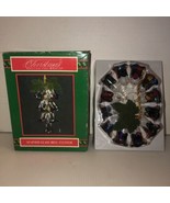 Vintage Stained Glass Bell Cluster Christmas Around The World IOB - £10.32 GBP