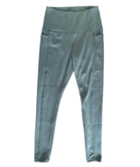 Danskin Women&#39;s Performance High Waist 7/8 Leggings w/ Pockets Size S Green - $14.84