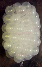 100PCS Soft Clear Plastic Pit Ball Transparent Color Balls Dia. 5.5cm - £11.78 GBP