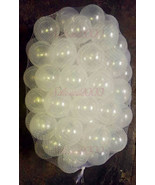100PCS Soft Clear Plastic Pit Ball Transparent Color Balls Dia. 5.5cm - £12.00 GBP