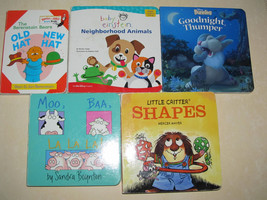 Lot of 5 Board Books - Little Critter, Berenstain Bears, Boynton, Baby Einstein - £3.98 GBP