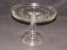 Vintagr Glass Cake, Patisserie cheese, Glass Cake,Display, Stand 10.75 x 7.75 - £20.87 GBP