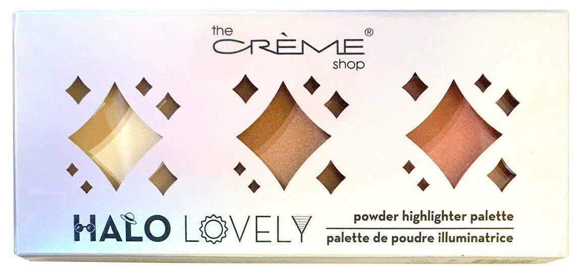 The Creme Shop Halo Lovely Powder Highlighter Palette "Alpha" GENUINE