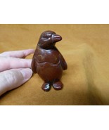 (Y-PEN-700) PENGUIN gemstone RED gem BIRD STONE penguins king emperor an... - €21,25 EUR
