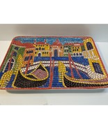 V. B. C. Ceramic mosaic tray, Italy - $26.89 CAD