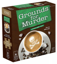 Grounds for Murder 1000 Piece Classic Mystery Jigsaw Puzzle - $18.76