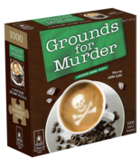 Grounds for Murder 1000 Piece Classic Mystery Jigsaw Puzzle - $18.76