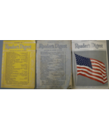 1942 Readers Digest, July, August and October issues of 1942. Very Good ... - $40.00