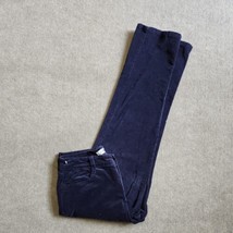 Croft &amp; Barrow Straight Leg Corduroy Pants Womens Size 6 Short Purple St... - $23.76