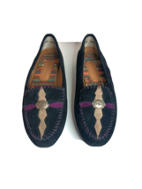 Women Hush Puppies Ladies Slip On Moccasins Style Size 8M Black 58224 - £20.54 GBP