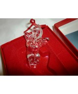 CHARMING WATERFORD CRYSTAL CHERUB WITH TRUMPET CHRISTMAS ORNAMENT NMB - £25.16 GBP