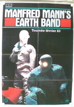 Manfred Mann ’S Earth Band - Original Poster – French Tour - Poster - 1983 - £109.44 GBP