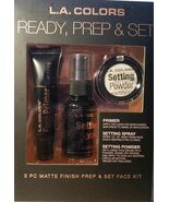 L.A. COLORS READY PREP &amp; SET 3 PC MATTE FINISH FACE KIT (LOC TUB E-4) - $275.45 MXN