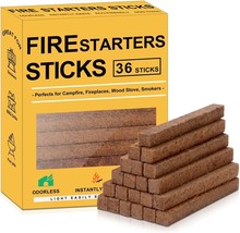 Realcook Natural Fire Starter Cubes: Upgraded 36 Firestarters Kindling - £20.76 GBP