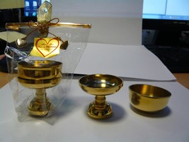Thai Brass Miniature containers on Pedestal: Wedding favors - $8.00