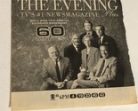 60 Minutes Tv Guide Print Ad Mike Wallace Andy Rooney Ed Bradley TPA18 - £4.65 GBP
