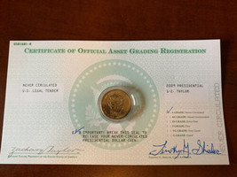 2009 1-Z Taylor Presidential One Dollar Coins U.S. Mint Rolls Money Coin... - £5.86 GBP