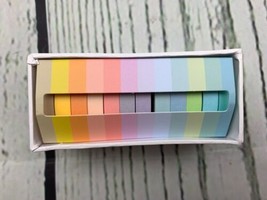 Pastel Colors Decorative Tape for DIY Crafts Extra Long Rolls Scrapbooking - £15.13 GBP