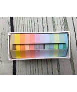 Pastel Colors Decorative Tape for DIY Crafts Extra Long Rolls Scrapbooking - £14.94 GBP