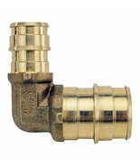 1/2 in. x 3/4 Brass PEX-A Expansion Barb Reducing 90-Degree Elbow - €15,66 EUR