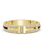 Full Eternity Wedding Band Moissanite Mens Ring, Engagement Ring, 14K Go... - €164,17 EUR